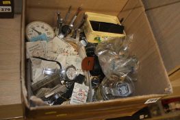 Quantity of watch makers parts and tools
