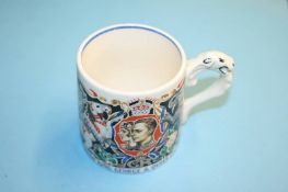 Burleigh ware commemorative mug