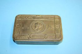 World War I Christmas tin