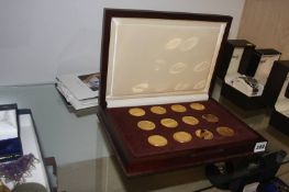 The Treasures of Pompei, coins and cabinet
