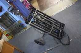 Trolley and plastic pallet