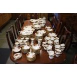 A comprehensive suite of Royal Albert Old Country Roses china