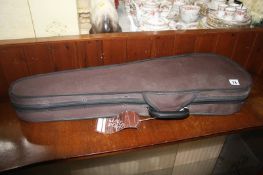 Violin and hard case