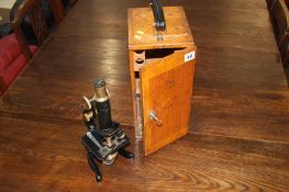 Watson microscope and case