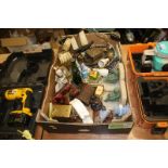 One box of miscellaneous, including model sailing ships etc.