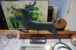 Stag on stand