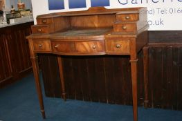 A mahogany Reprodux desk