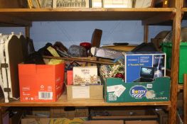 A shelf of assorted, Lilliput Lane etc.