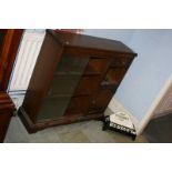 Oak Old Charm sliding door bookcase