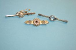 Three various brooches