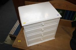 Painted collectors cabinet