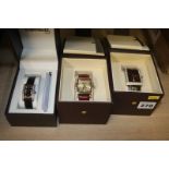 Three boxed Ingersoll watches