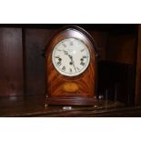 A Comitti of London mahogany bracket clock