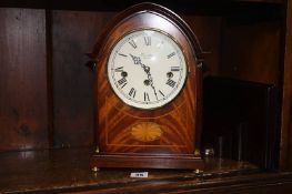 A Comitti of London mahogany bracket clock