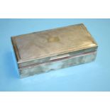 Silver cigarette box