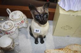 Beswick fireside Siamese cat