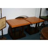 Pair of Art Deco style side tables