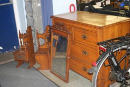 An Edwardian dressing chest