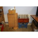 Workbench, lampstand, wine rack etc.