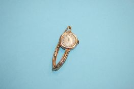 9ct gold ladies watch