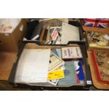 Two boxes of miscellaneous papers, including St Johns Ambulance register sheets