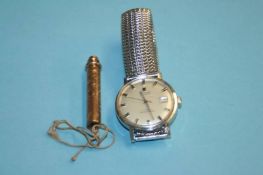 Gents Tissot watch and a 9ct pencil