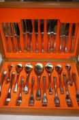 A canteen of Old Hall cutlery