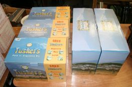 Five Tuskers figures, boxed