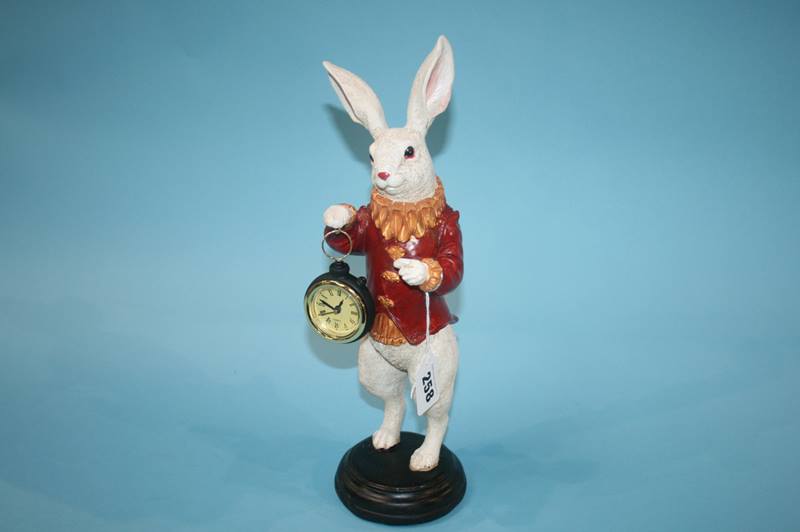 Alice in Wonderland rabbit clock