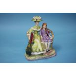 A Royal Worcester figure 'Charlotte and Jane', no. 153/500, with certificate