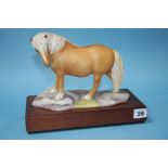 A Royal Worcester 'Shetland Pony' modelled by Bernard Winskill, no. 80/500, with certificate