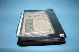 A collection of German World War II newspapers and Satirical cuttings etc.