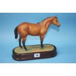 A Royal Worcester 'Quarter Horse' modelled by Doris Lindner, no. 226/500, with certificate