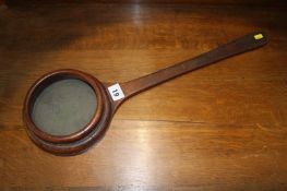 Mahogany collection plate