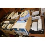 Quantity of collectors plates etc.