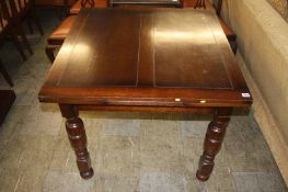 Oak drawer leaf table