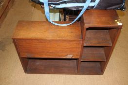 A small teak bookcase