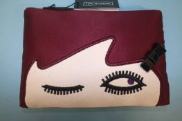 Black Cherry 'Wink' bag from Lulu Guinness, with box