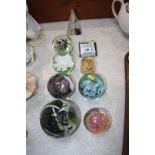 Collection of paperweights