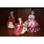 Three Royal Doulton figures