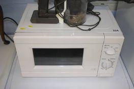 Indesit washing machine and a microwave