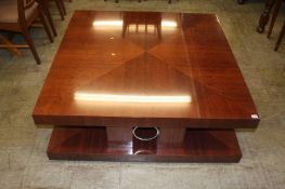 A large Art Deco style coffee table