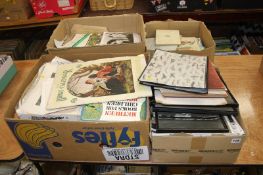 Four boxes of ephemera, local interest etc.