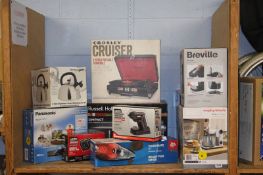 Quantity of as new boxed items, drill, food mixer etc.