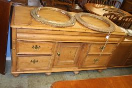 Victorian pine dresser base