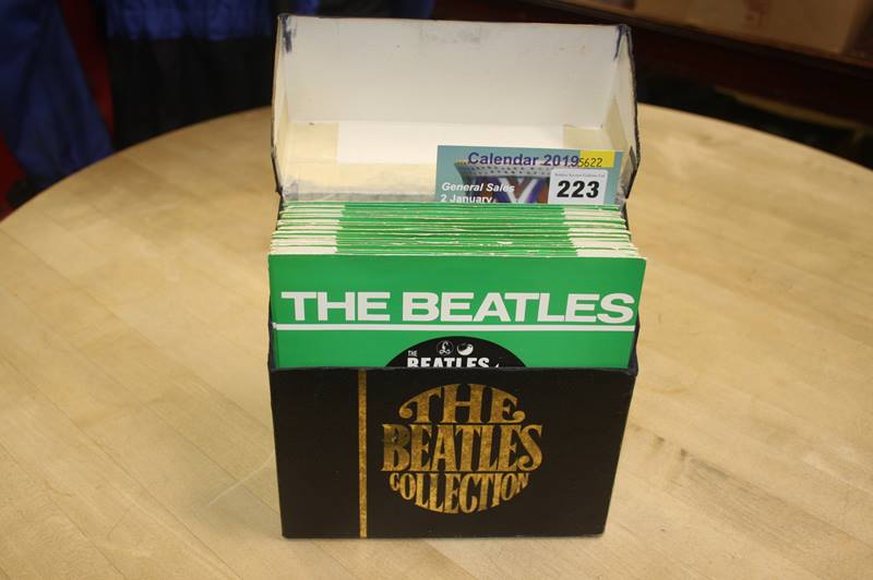 Boxed collection of Beatles singles