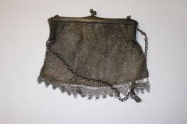 A silver purse