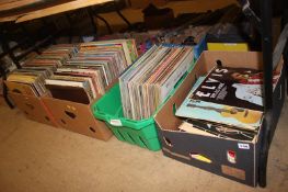 Four boxes of LPs
