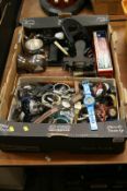 A quantity of assorted, silver plate, watches etc.