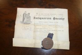 A quantity of ephemera, including various Victorian and Georgian correspondence, postal orders etc.